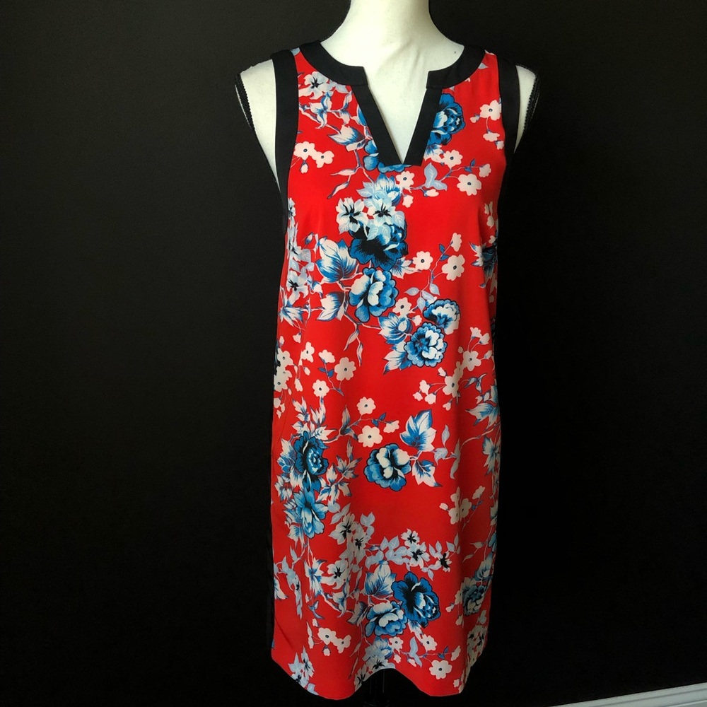 Kenzie Sleeveless Floral Shift Dress